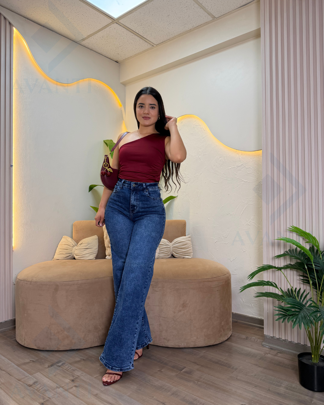 WIDE LEG ADICORA AZUL