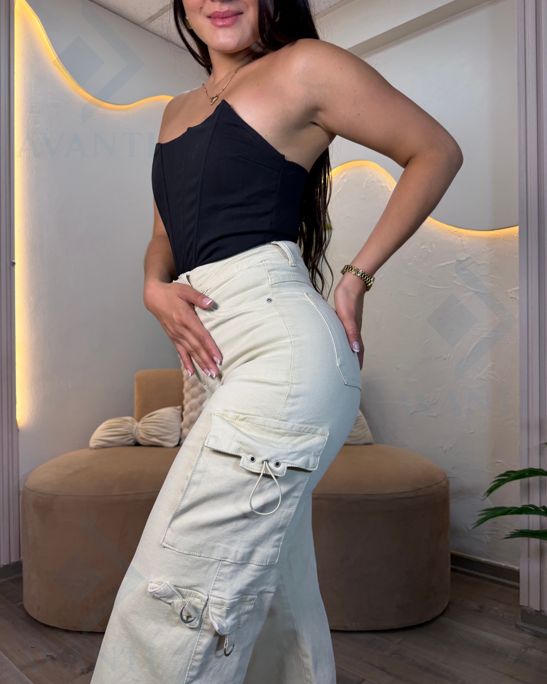 CARGO FIORELLA BEIGE