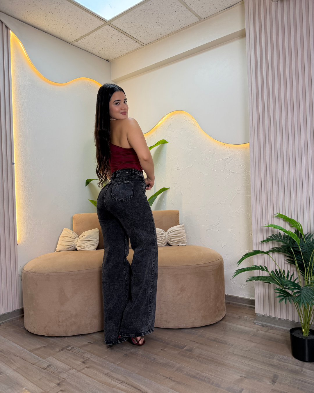 WIDE LEG ADICORA GRIS