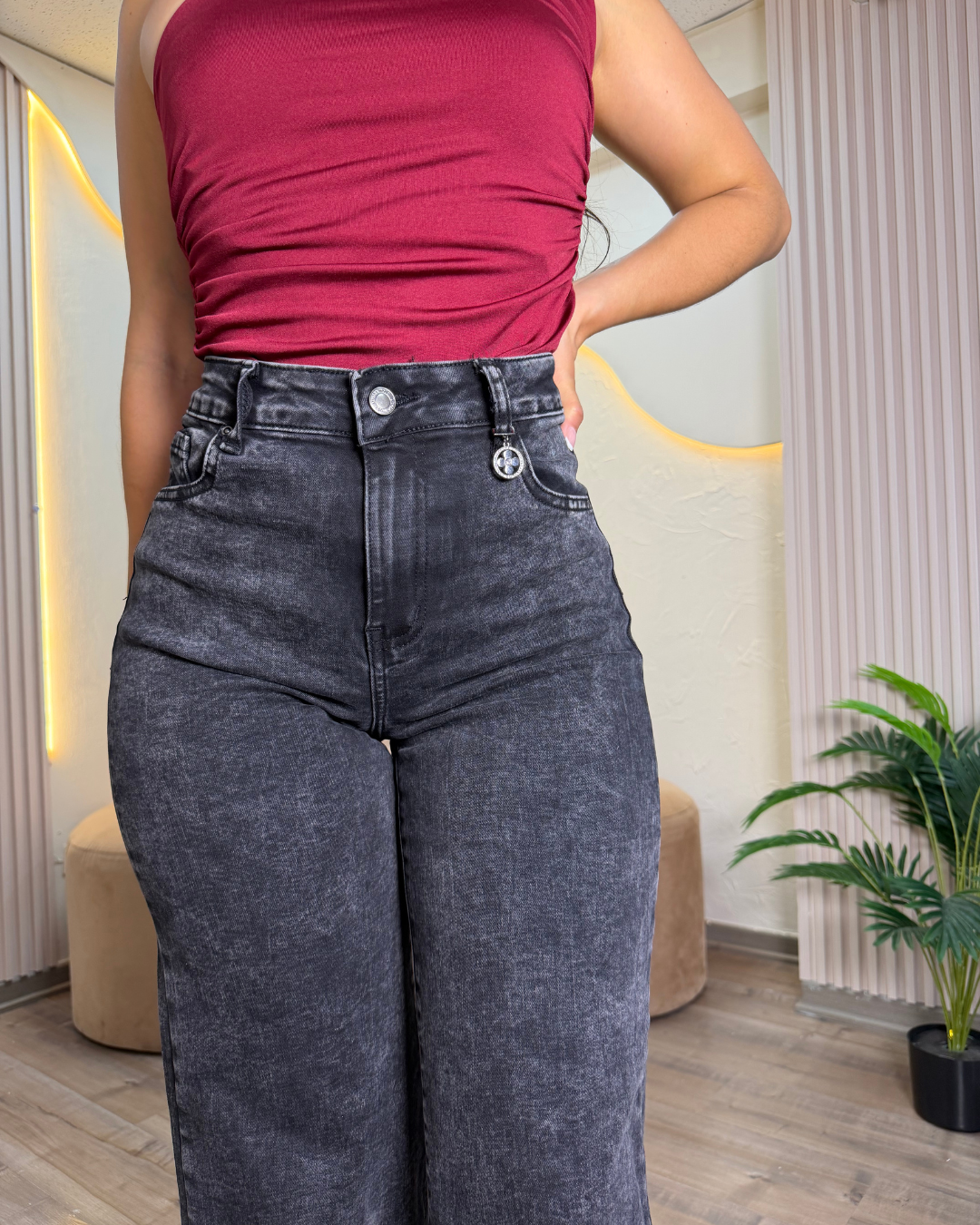 WIDE LEG ADICORA GRIS