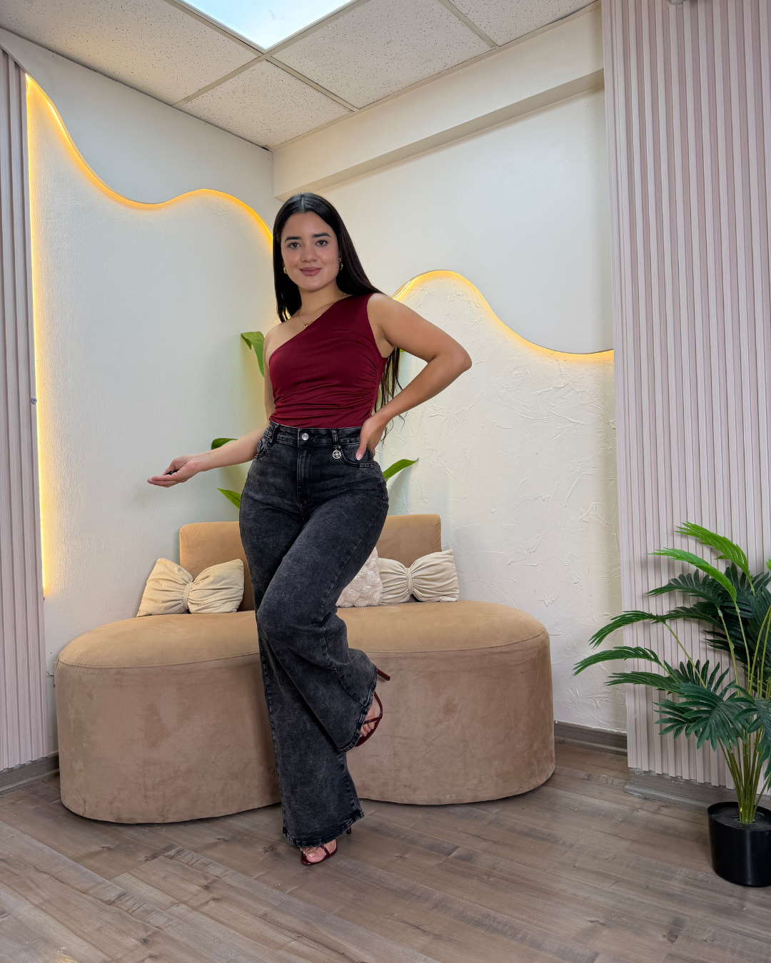 WIDE LEG ADICORA GRIS