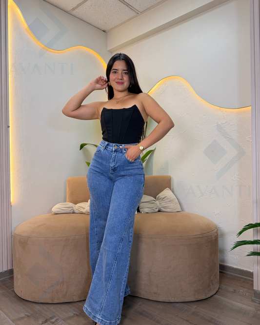 WIDE LEG MARCELA AZUL
