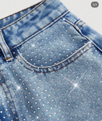 WIDE LEG SHINE (BRILLOS)