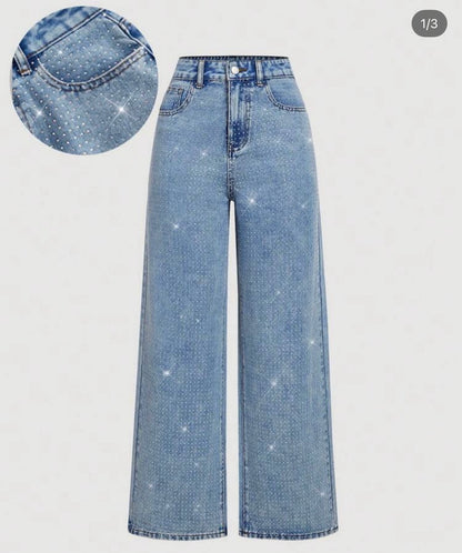 WIDE LEG SHINE (BRILLOS)