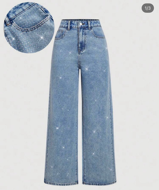 WIDE LEG SHINE (BRILLOS)