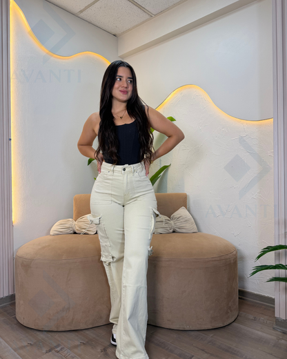 CARGO FIORELLA BEIGE