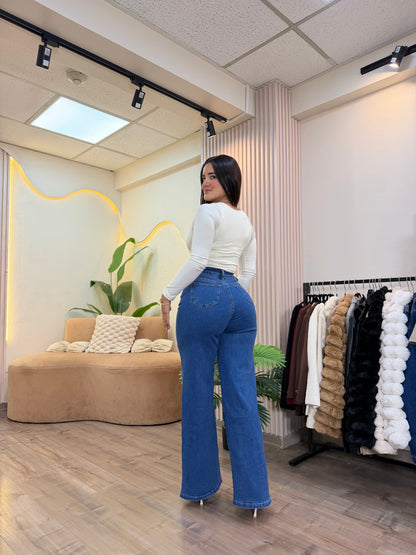 WIDE LEG ASIMETRICO