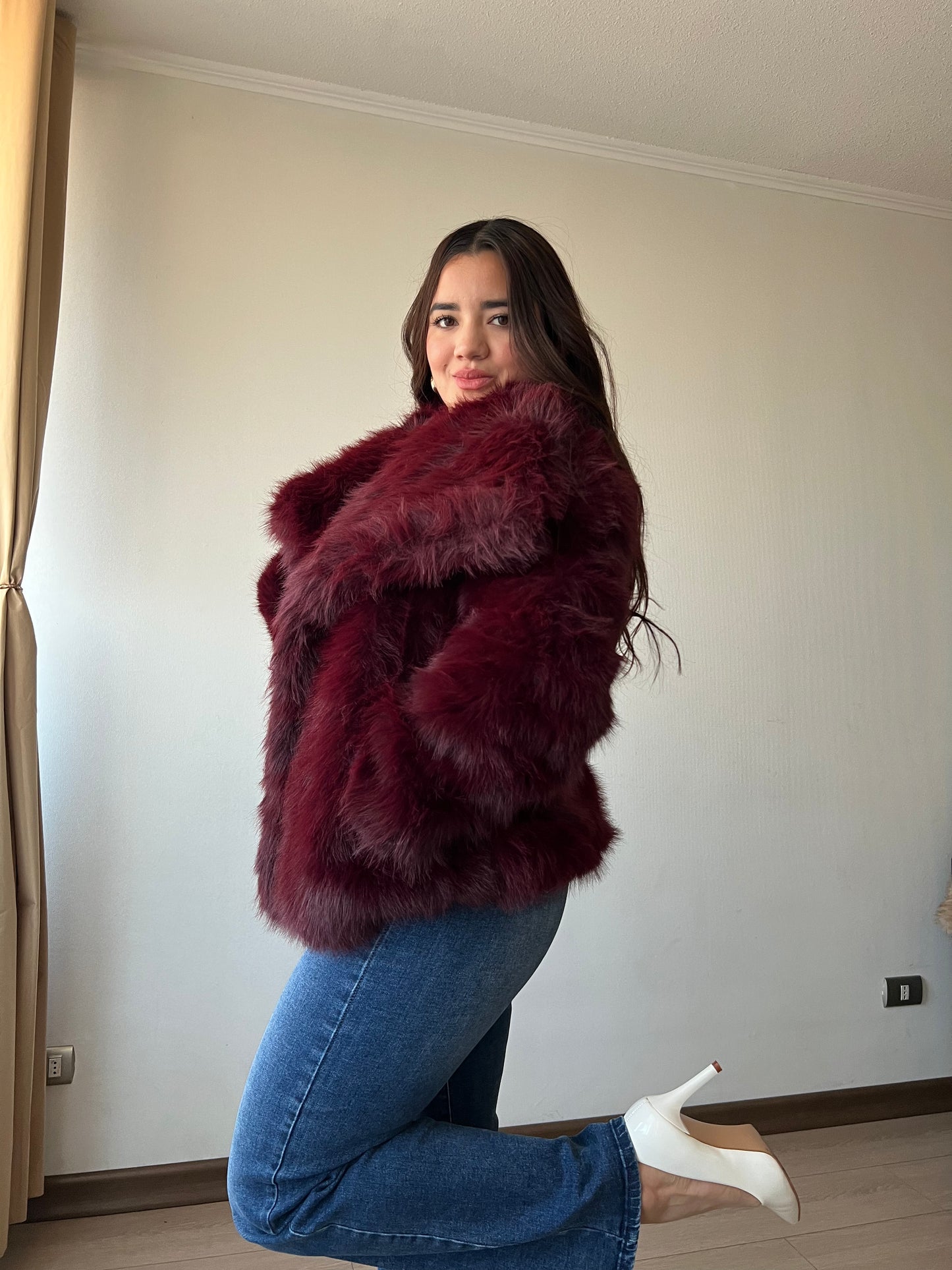 Chaqueta Lissa Burdeo