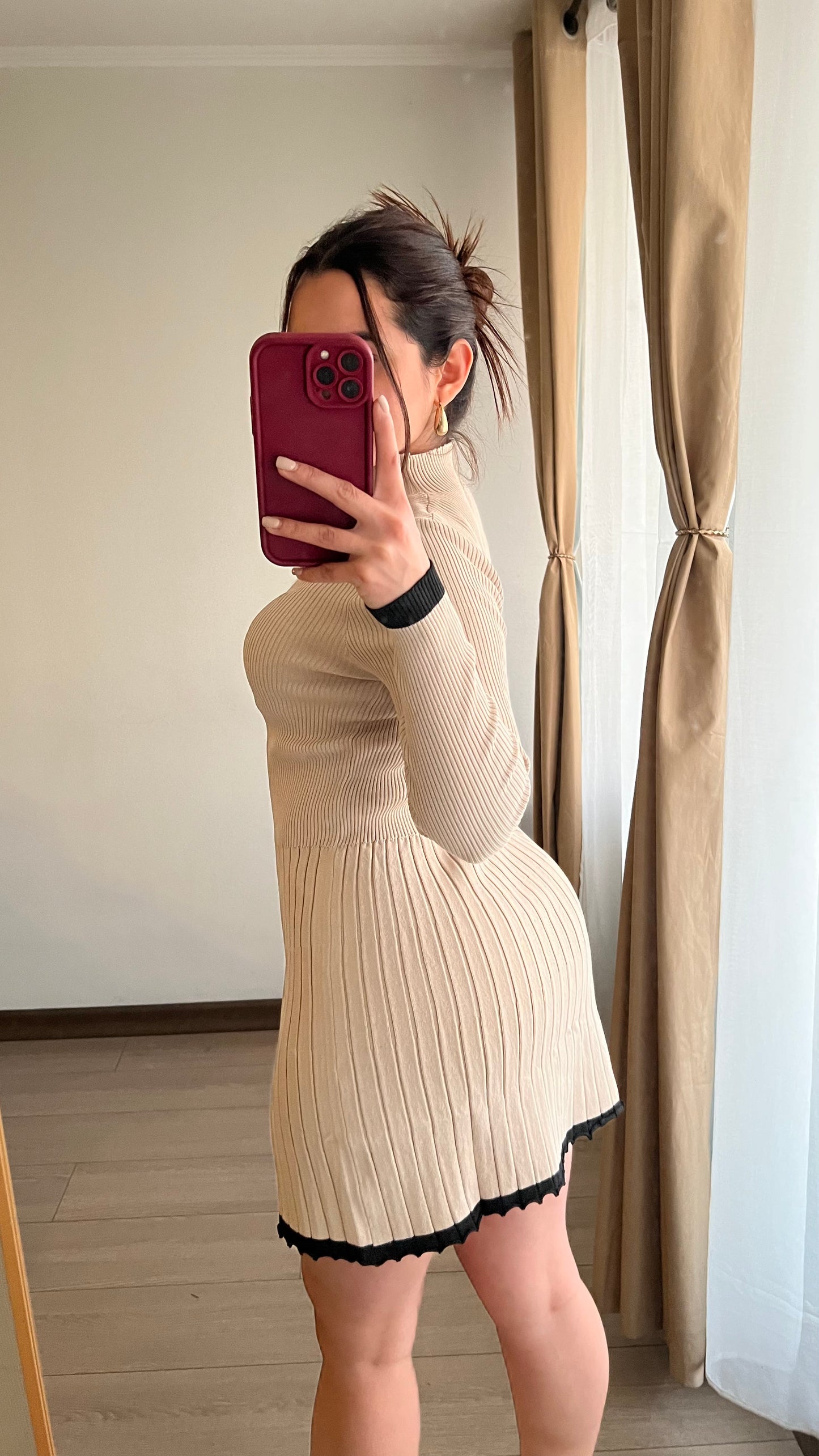 Vestido Angelina Beige