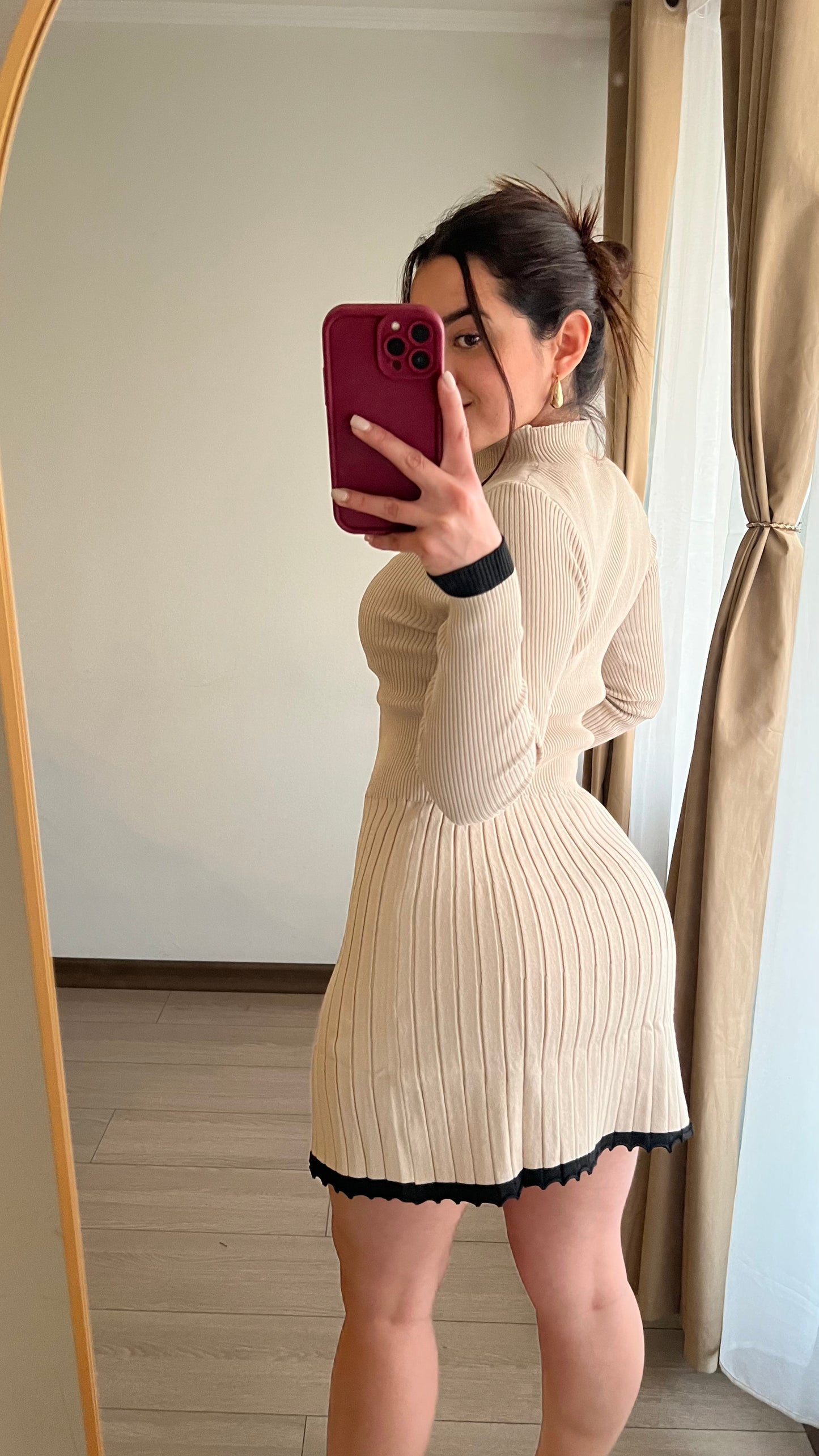 Vestido Angelina Beige