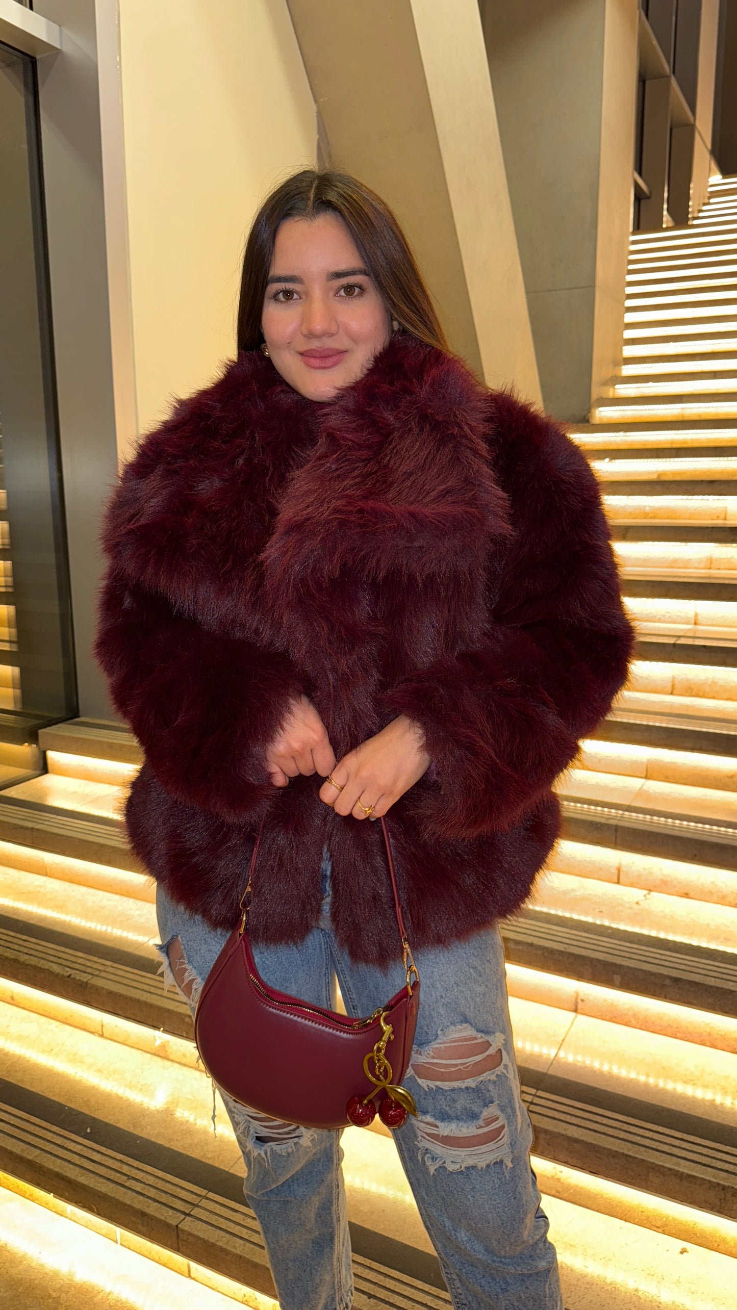 Chaqueta Lissa Burdeo